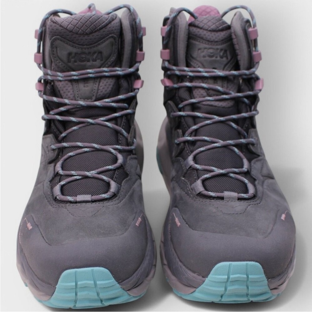 Hoka Women's Charcoal and Teal Winter Boots